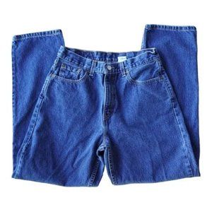 Vintage Levis 560 Jeans Womens Blue Denim Loose Fit Straight Leg